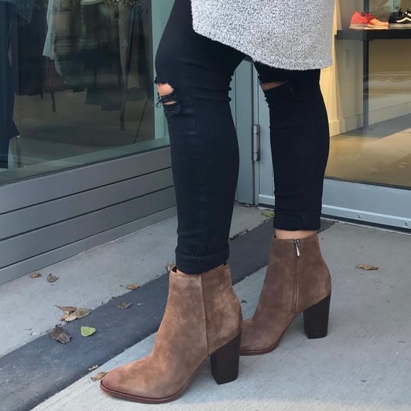 Sam Edelman Women’s Suede Blake Brown Boot Size 8 - Picture 1 of 11